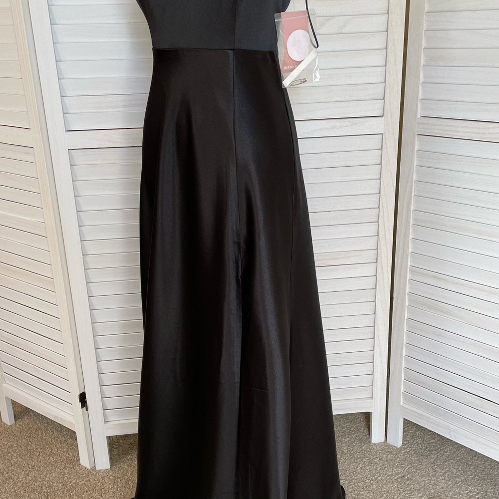 Prom Dress Birdy Grey Women's Size S Black Jay Maxi Adjustable Straps Formal - Picture 8 of 15